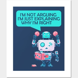 robot Posters and Art